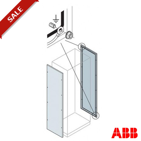 EL1650K - EL1650K ABB N.2 BLIND SIDE PANELS 1600X500MM 7035