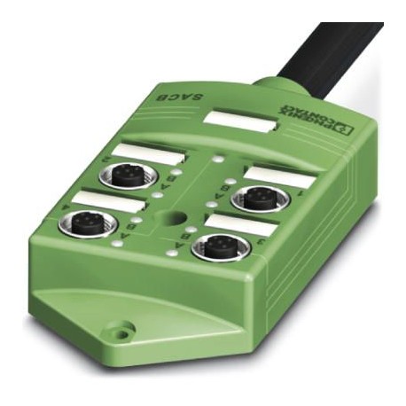 SACB-4/4-L-10,0PUR AR SCO - SACB-4/4-L-10,0PUR AR SCO 1561894 PHOENIX CONTACT Sensor/actuator box