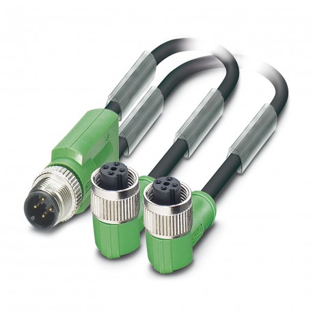 SAC-3P-M12Y/2X0,5-PUR/M12FR SO - SAC-3P-M12Y/2X0,5-PUR/M12FR SO 1543854 PHOENIX CONTACT Sensor/actuator cable
