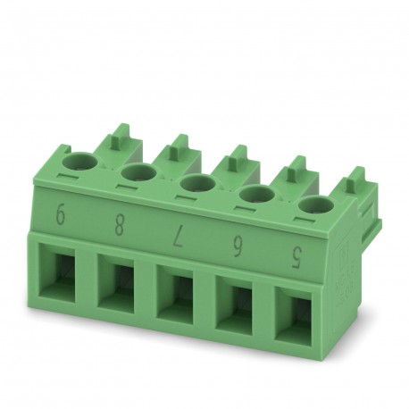 MC 1,5/ 5-ST-5,08 BD:9-5SO - MC 1,5/ 5-ST-5,08 BD:9-5SO 1705629 PHOENIX CONTACT Plug-in part, rated current: 8 A, number of poles: 5, pit..