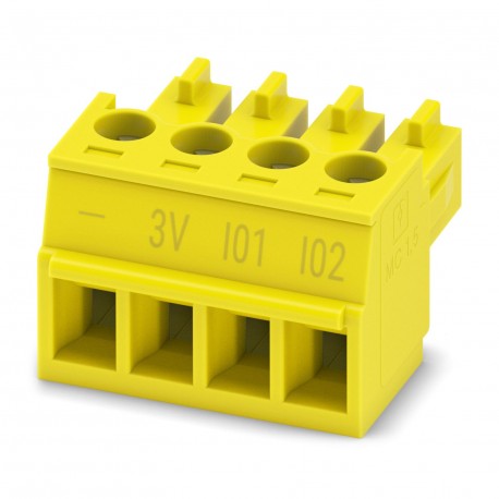MC 1,5/ 4-ST-3,81 YE BD:-I02 - MC 1,5/ 4-ST-3,81 YE BD:-I02 1832072 PHOENIX CONTACT Printed-circuit board connector