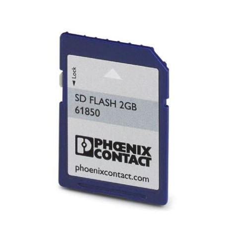 SD FLASH 2GB 61850 - SD FLASH 2GB 61850 2400435 PHOENIX CONTACT Program / configuration memory