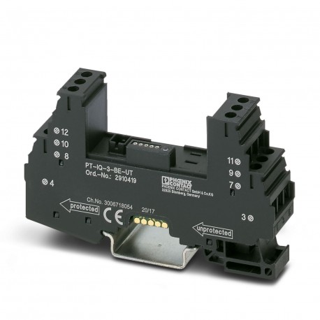 PT-IQ-3-BE-UT - PT-IQ-3-BE-UT 2910419 PHOENIX CONTACT Surge protection base element