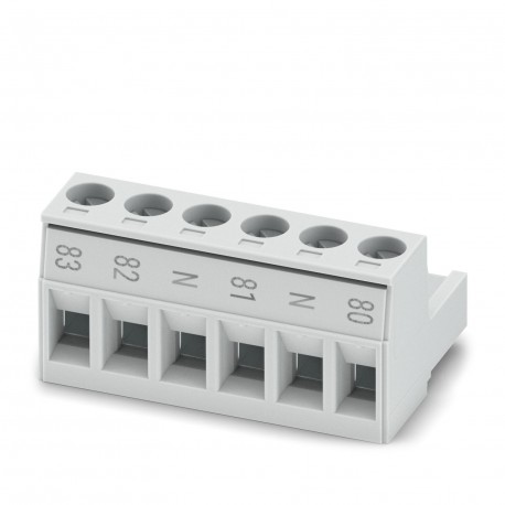 MSTB 2,5/ 6-ST-5,08GYBD83-80QS - MSTB 2,5/ 6-ST-5,08GYBD83-80QS 1751875 PHOENIX CONTACT Printed-circuit board connector