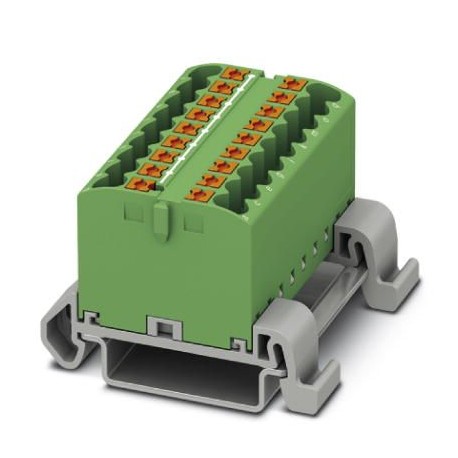 PTFIX 18X2,5-NS35A GN - PTFIX 18X2,5-NS35A GN 3273184 PHOENIX CONTACT Distribution block