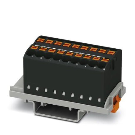 PTFIX 18X2,5-NS35 BK - PTFIX 18X2,5-NS35 BK 3273058 PHOENIX CONTACT Distribution block