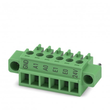 MC 1,5/ 6-STF-3,81BD:GND-24V Q - MC 1,5/ 6-STF-3,81BD:GND-24V Q 1701598 PHOENIX CONTACT Plug