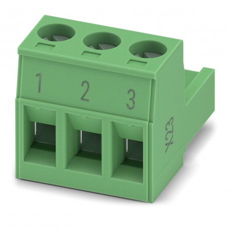 MSTB 2,5/ 3-ST-5,08BDS1-3/X23 - MSTB 2,5/ 3-ST-5,08BDS1-3/X23 1703507 PHOENIX CONTACT Printed-circuit board connector