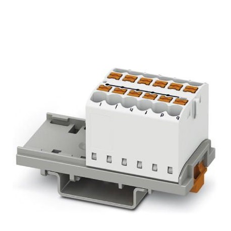 PTFIX 12X2,5-NS35 WH - PTFIX 12X2,5-NS35 WH 3273034 PHOENIX CONTACT Distribution block