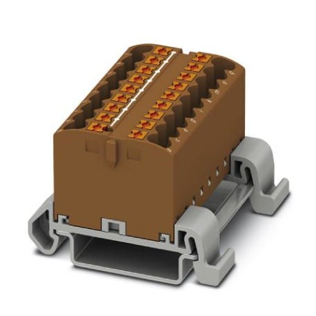 PTFIX 18X2,5-NS35A BN - PTFIX 18X2,5-NS35A BN 3273186 PHOENIX CONTACT Distribution block