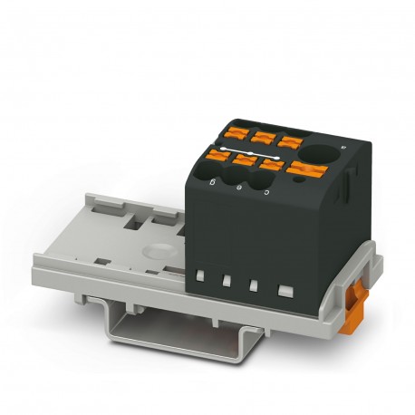 PTFIX 6/6X2,5-NS35 BK - PTFIX 6/6X2,5-NS35 BK 3273080 PHOENIX CONTACT Distribution block