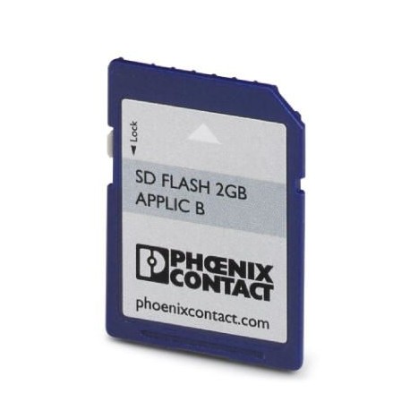 SD FLASH 2GB APPLIC B - SD FLASH 2GB APPLIC B 2402855 PHOENIX CONTACT Program / configuration memory