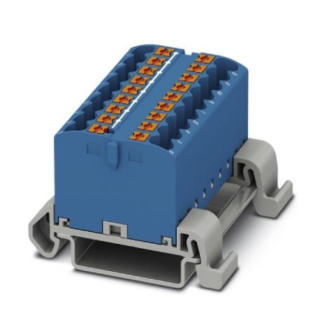 PTFIX 18X2,5-NS35A BU - PTFIX 18X2,5-NS35A BU 3273178 PHOENIX CONTACT Distribution block