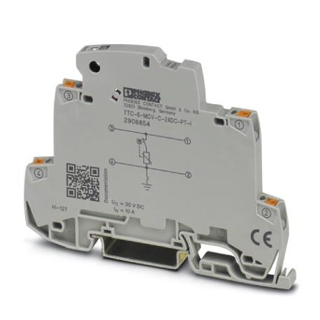 TTC-6-MOV-C-24DC-PT-I - TTC-6-MOV-C-24DC-PT-I 2906854 PHOENIX CONTACT Medium surge protection with integrated status indicator for a..