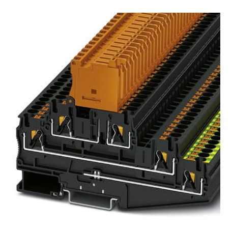 PT 4-PE/L/HEDI - PT 4-PE/L/HEDI 3002606 PHOENIX CONTACT Lever-type disconnect terminal block
