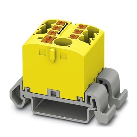 PTFIX 6/6X2,5-NS35A YE - PTFIX 6/6X2,5-NS35A YE 3273204 PHOENIX CONTACT Distribution block