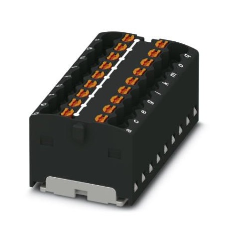 PTFIX 18X1,5-G BK - PTFIX 18X1,5-G BK 3002895 PHOENIX CONTACT Distribution block