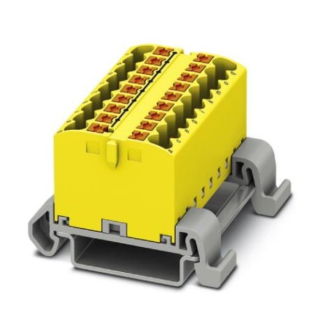 PTFIX 18X2,5-NS35A YE - PTFIX 18X2,5-NS35A YE 3273182 PHOENIX CONTACT Distribution block