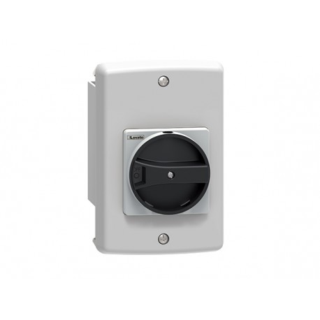 SM1Z1720R - SM1Z1720R LOVATO FLUSH-MOUNT ENCLOSURE IP65 (4X) FOR SM1R... WITH ROTARY ACTUATOR BLACK. WIDTH 87MM
