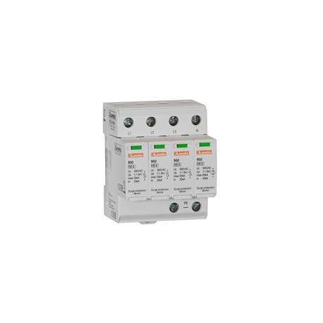 SG23NA300 - SG23NA300 LOVATO SURGE PROTECTION DEVICE TYPE 2 WITH PLUG-IN CARTRIDGE, RATED DISCHARGE CURRENT IN (8/20MS) ..
