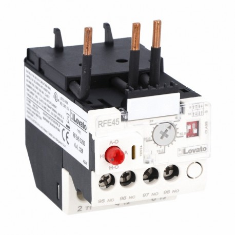 RFE450800 - RFE450800 LOVATO ELECTRONIC THERMAL OVERLOAD RELAYS PHASE FAILURE / SINGLE PHASE SENSITIVE. THREE POLE (THRE..