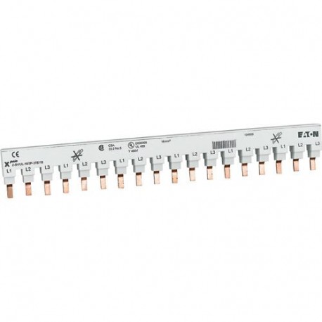 Z-SV/UL-16/1P-1TE/12 - Z-SV/UL-16/1P-1TE/12 104893 Y7-104893 EATON ELECTRIC Block busbar 1Ph., 12HP, for FAZ-NA, FAZ-RT