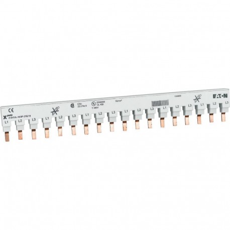 Z-SV/UL-16/1P-1TE/18 - Z-SV/UL-16/1P-1TE/18 104894 Y7-104894 EATON ELECTRIC Block busbar 1Ph., 18HP, for FAZ-NA, FAZ-RT