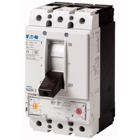 NZMB2-M125-BT - NZMB2-M125-BT 115260 EATON ELECTRIC Circuit-breaker, 3p, 125A, box terminals