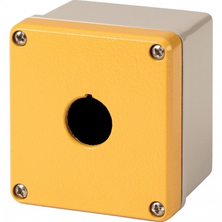 M22-I1MGE-SAL - M22-I1MGE-SAL 118456 Y7-118456 EATON ELECTRIC Surface mounting enclosure, metal, yellow, 1 mounting location