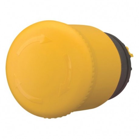 M22Y-PVT - M22Y-PVT 147403 Y7-147403 EATON ELECTRIC Stop/halt pushbutton, non-illuminated, yellow