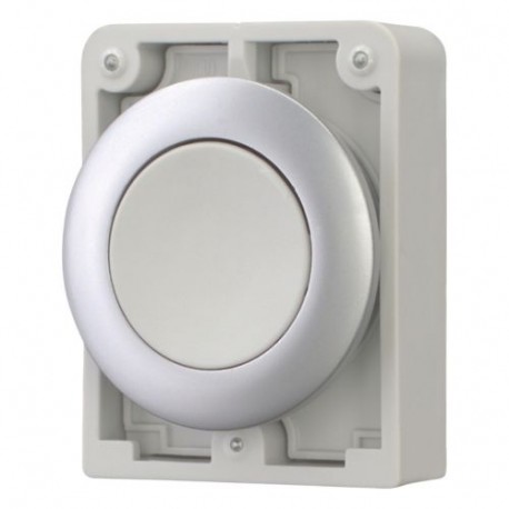 M30C-FD-GR - M30C-FD-GR 182923 EATON ELECTRIC Pushbuttons, Flat Front, flush, momentary, gray, blank