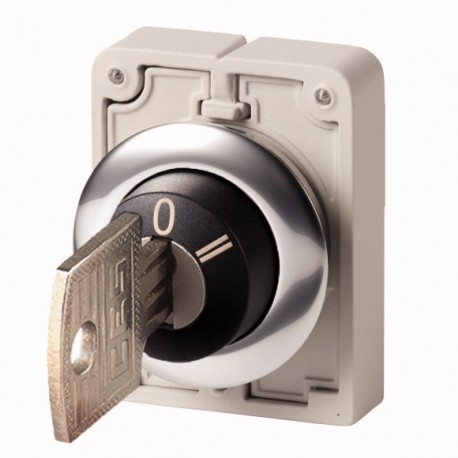 M30C-FWRS3-SA(*)-* - M30C-FWRS3-SA(*)-* 187100 Y7-187100 EATON ELECTRIC Key-operated actuators, Flat Front, suitable for master k..