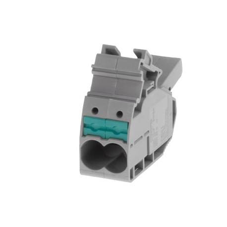 8WH9120-0DA00 - 8WH9120-0DA00 SIEMENS tap-off terminal, 1-pole 10mm2 f. 50, 95 and 150 mm2 iPo plug-in terminal gray