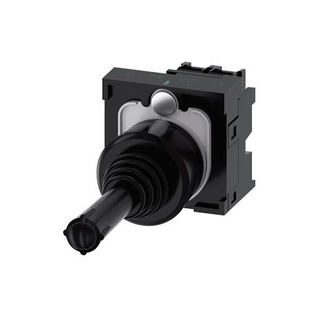 3SU1100-7AB10-1NA0 - 3SU1100-7AB10-1NA0 SIEMENS Coordinate switch, 22 mm, round, plastic, black, 2 switch positions, vertical lat..