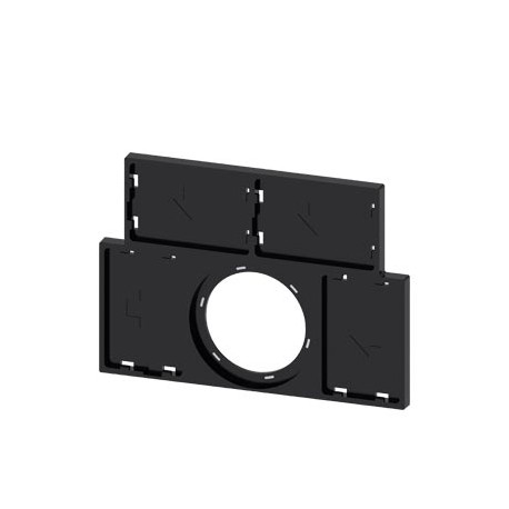 3SU1900-0BT10-0AA0 - 3SU1900-0BT10-0AA0 SIEMENS Label holder, flat, black, for 4 labeling plates 17.5 mm x 27 mm, for snapping on