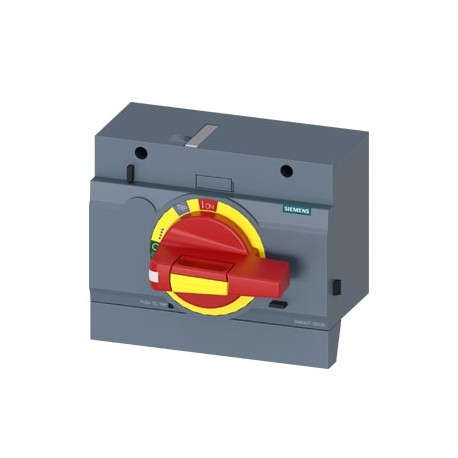 3VA9447-0EK35 - 3VA9447-0EK35 SIEMENS FRONT MOUNTED ROTARY OPERATOR EMERGENCY-OFF IP30 WITH DOOR INTERLOCKING AND DOOR-OPEN ..