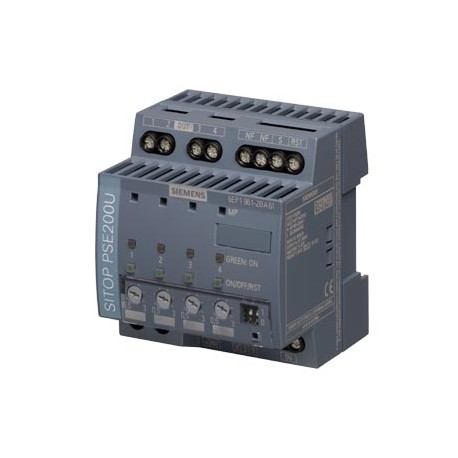 6EP1961-2BA61 - 6EP1961-2BA61 SIEMENS SITOP PSE200U 3 A NEC CLASS 2 Selectivity module 4-channel input: DC 24 V/12 A output:..