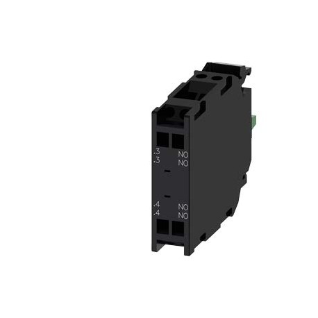3SU1400-1AA10-3NA0 - 3SU1400-1AA10-3NA0 SIEMENS Contact module with 2 contact elements, 2 NO, gold-plated contacts, spring-type t..