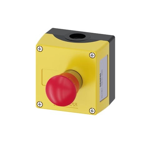 3SU1801-0NE00-4AB2 - 3SU1801-0NE00-4AB2 SIEMENS Enclosure for command devices, 22 mm, round, enclosure material plastic, enclosur..