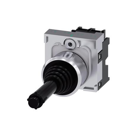 3SU1150-7BB88-1NA0 - 3SU1150-7BB88-1NA0 SIEMENS Coordinate switch, 22 mm, round, metal shiny, black, 2 switch positions, vertical..