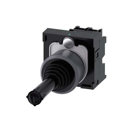 3SU1130-7AB10-1NA0 - 3SU1130-7AB10-1NA0 SIEMENS Coordinate switch, 22 mm, round, plastic with metal front ring, black, 2 switch p..
