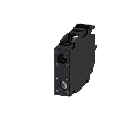 3SU1400-1AA10-1RA0 - 3SU1400-1AA10-1RA0 SIEMENS Contact module with 2 contact elements, 1 NO leading + 1 NC lagging, gold-plated ..