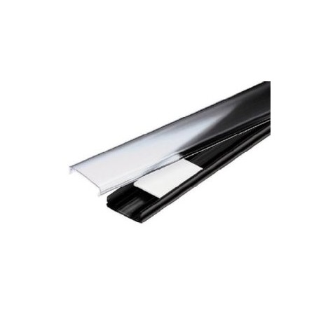 86301658 - BZS/F 09-1000 SK 86301658 MURRPLASTIK Labelling BZS/F label rail black 9 and 15 mm Self-adhesive label rail adh