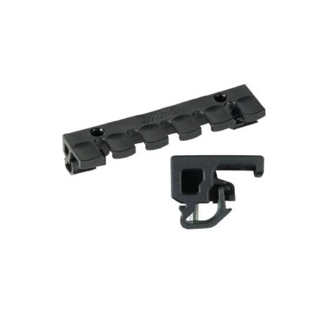 87201006 - KAF/NI 100 87201006 MURRPLASTIK Cable entry systems and holders Type KAF/NI cable fixing plate Black