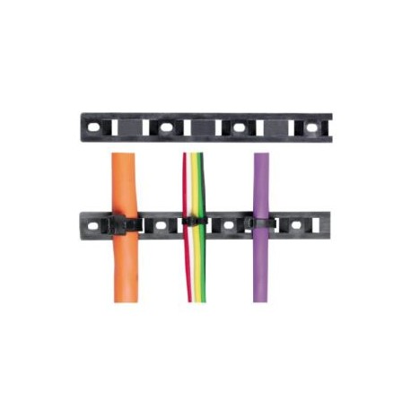87702122 - KBL 245 X 15 87702122 MURRPLASTIK Cable entry systems and holders Type KBL cable tie rail Black