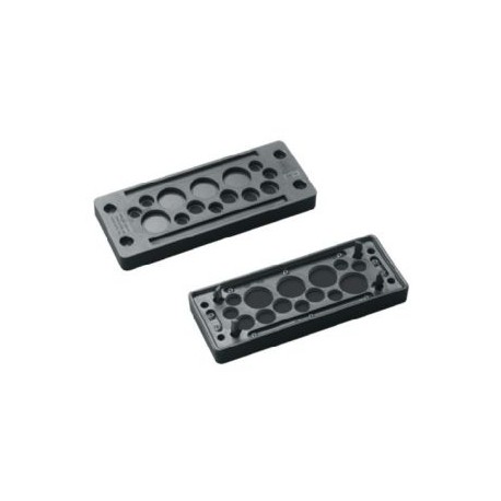 87301251 - KDP/EN 24/17-1 87301251 MURRPLASTIK Cable entry systems and holders Type KDP/EN cable entry plate, plastic Black