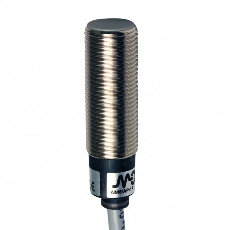 AM6/CP-3A - AM6/CP-3A MICRO DETECTORS Inductive sensor M12 shielded NC/PNP cable 2m axial