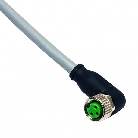 CD08/0A-150C1US - CD08/0A-150C1US MICRO DETECTORS Connector Female M8 90° 3 poles cable PVC 15 m CSA