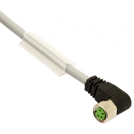 CD08/0B-050C1US - CD08/0B-050C1US MICRO DETECTORS Connector Female M8 90° 4 poles cable PVC 5 m CSA