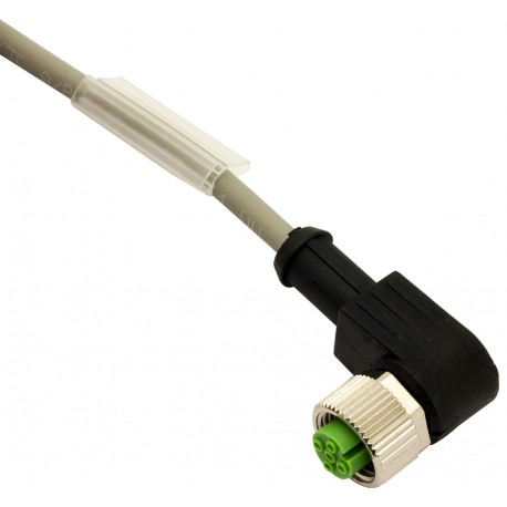 CD12M/0B-050C5US - CD12M/0B-050C5US MICRO DETECTORS Connector Female M12 90° 4 poles cable PUR 5 m CSA